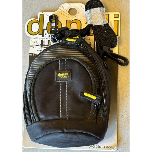 Denali Brand Black Double Zip Camera/Cell Phone Shoulder Bag (SEE FEATURES) - Picture 2 of 12